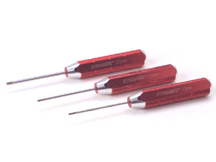 Dynamite DYN2904 - Machined Hex Driver Metric Set, Red