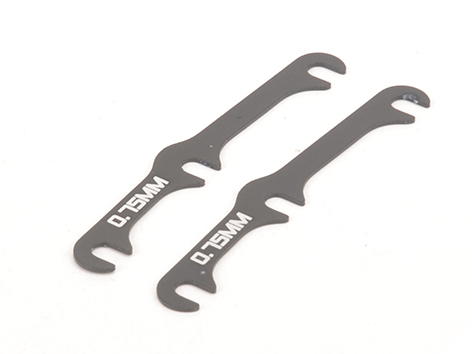 Schumacher U8121 - Alloy Ride Height Spacer 0.75mm (Icon/2)
