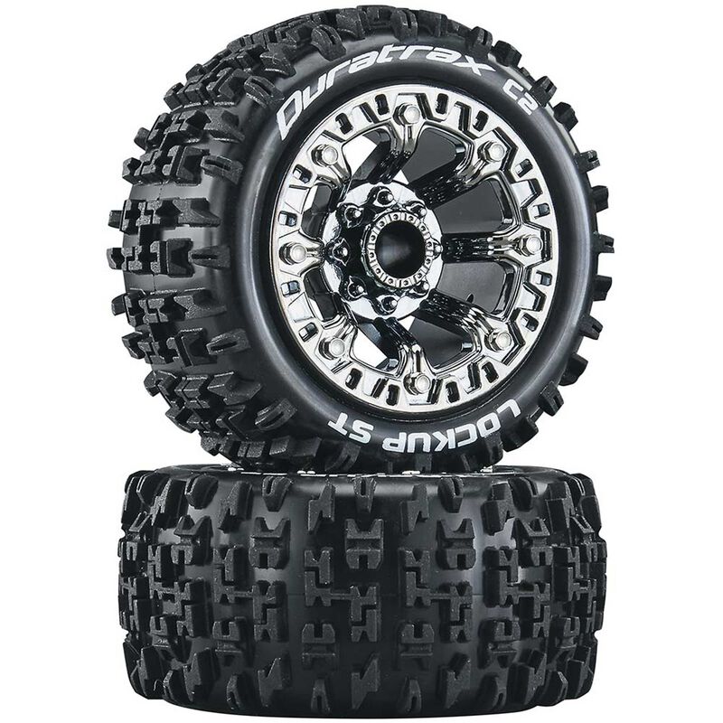Duratrax DTXC5102 - Lockup ST 2.2 Tires, Chrome