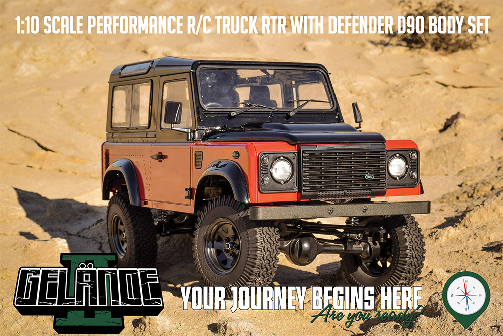 RC4WD Z-RTR0043 - Gelande II RTR w/2015 LAnd Rover Defender D90 Body Set (Autobiography Limited Edition)