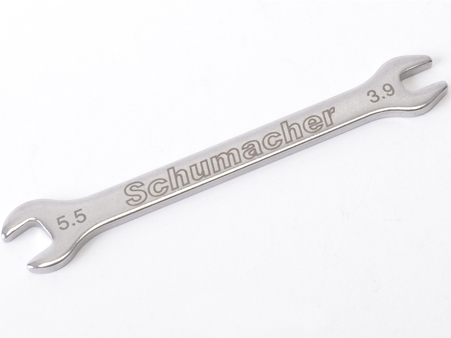 Schumacher U4229 - Steel Spanner - 5.5mm/3.9mm 