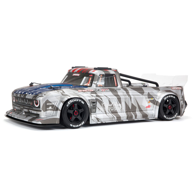 Arrma ARA7615V2T2 - 1/7 INFRACTION 6S BLX V2 All-Road Truck RTR, Silver