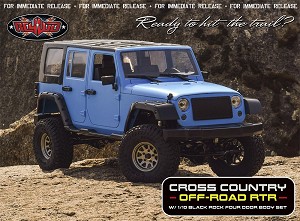 RC4WD Z-RTR0046 - Cross Country Off-Road RTR with 1/10 Black Rock 4-Door Body