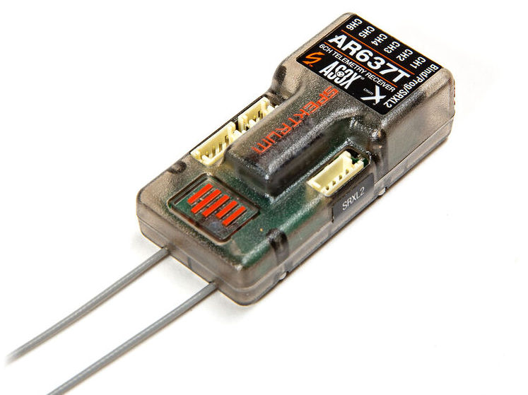 Spektrum SPMAR637T - AR637T DSMX 6-Channel AS3X & SAFE Telemetry Receiver *DISCONTINUED*