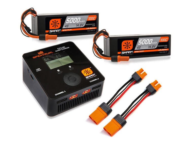 Spektrum SPMXPS8HC - Spektrum Smart Powerstage Bundle 8S 100C