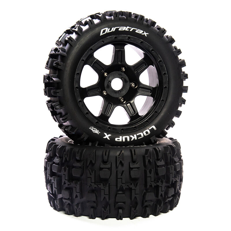 Duratrax DTXC5586 - Lockup X Belted Mounted Black 24mm (Kraton 8S)