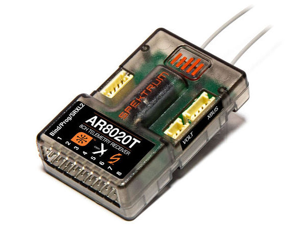 Spektrum SPMAR8020T - AR8020T DSMX 8-Channel Telemetry Receiver