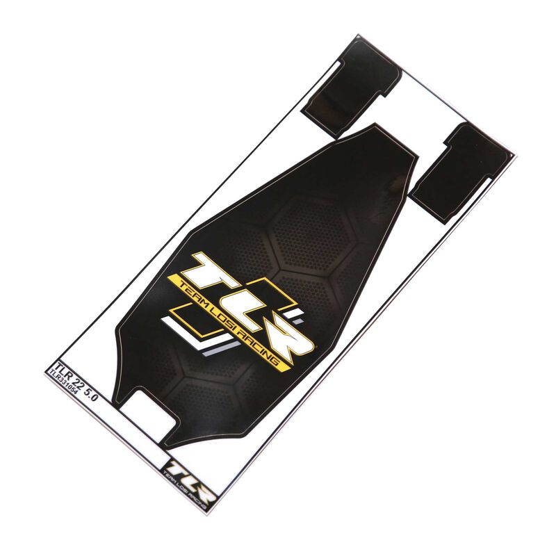 TLR 331054 - 22 5.0 Chassis Protective Tape Printed Precut