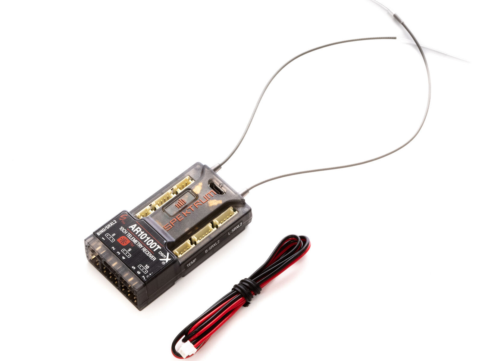 Spektrum SPMAR10100T - AR10100T DSMX 10-Channel Telemetry Receiver