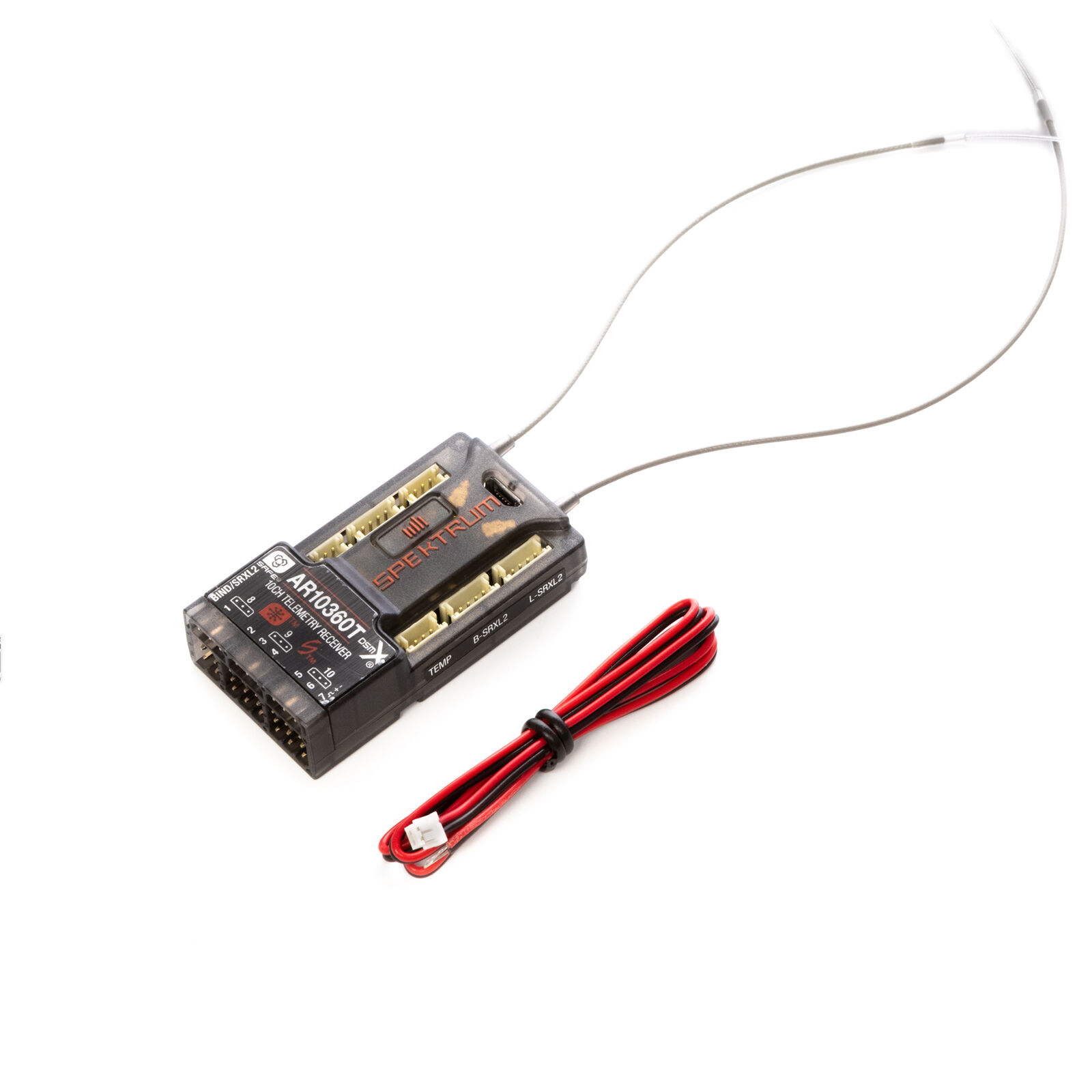 Spektrum SPMAR10360T - AR10360T DSMX 10-Channel AS3X & SAFE Telemetry Receiver *DISCONTINUED*