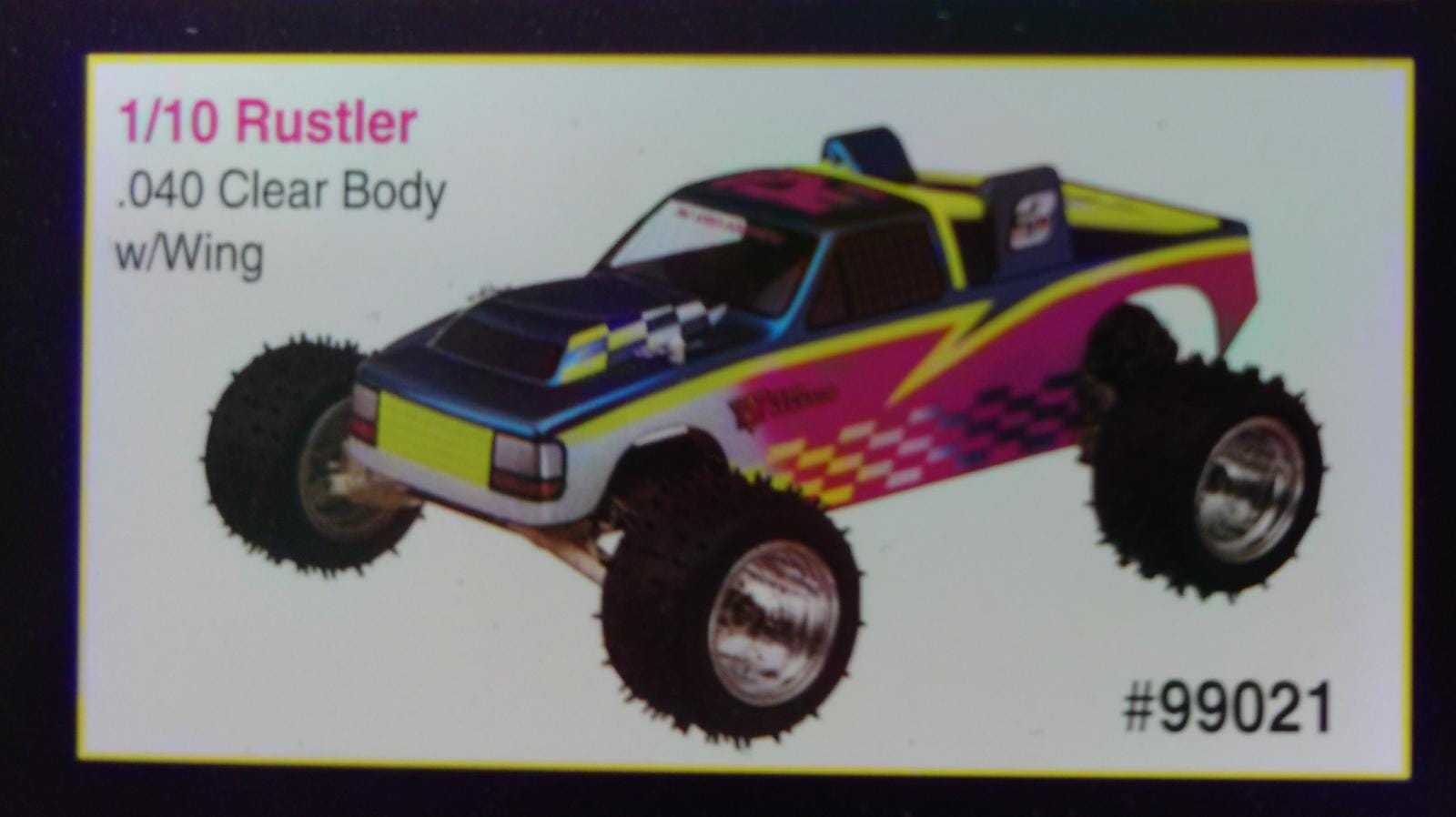 Parma 99021 - 1:10 Stadium Truck Clear Body (Traxxas Rustler)