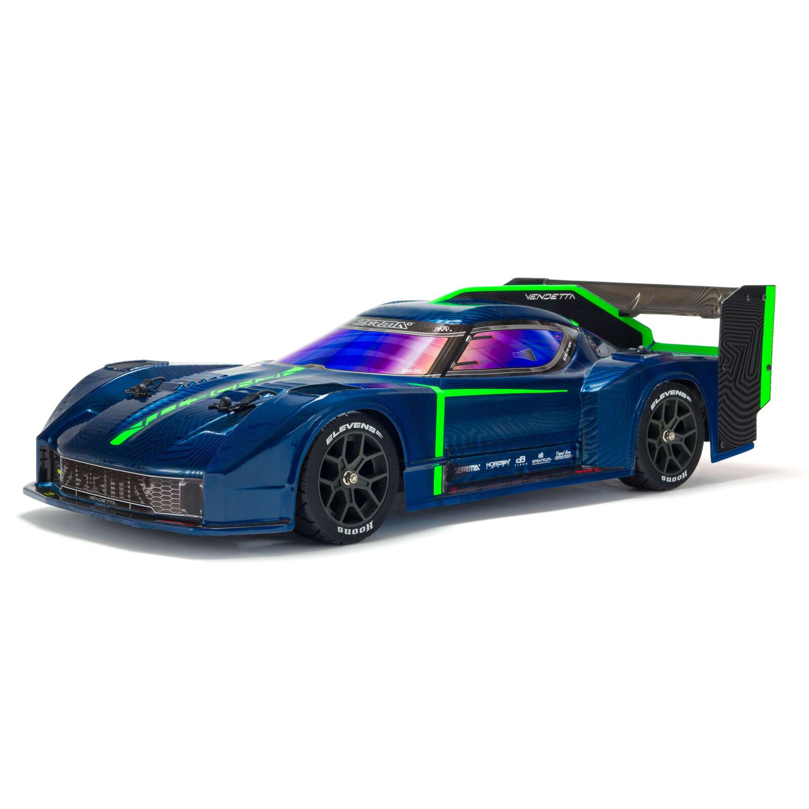 Arrma ARA4319V3T2 - 1/8 VENDETTA 4X4 3S BLX Brushless All-Road Speed Bash Racer, Blue