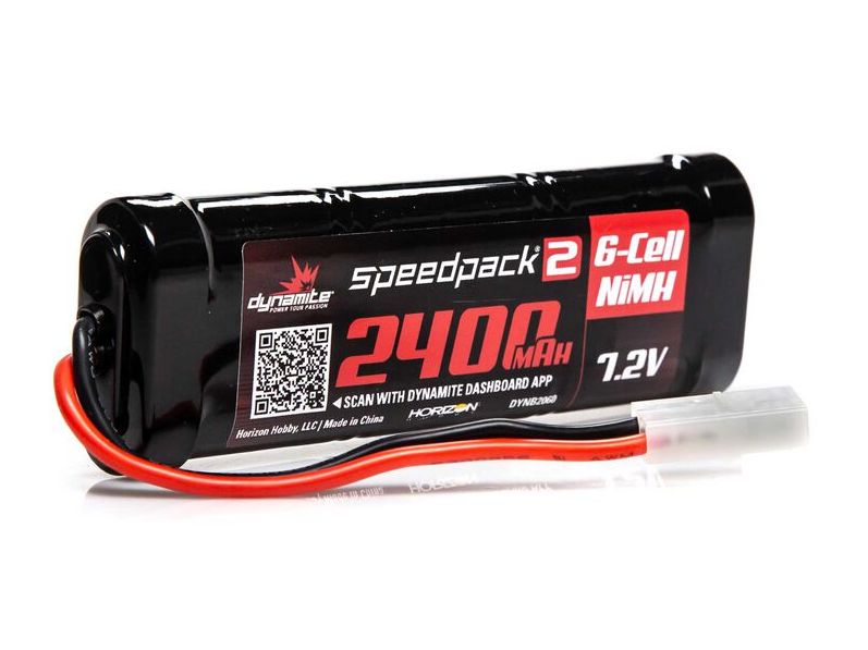 Dynamite DYNB2060 - Speedpack2 7.2V 2400mAh 6C NiMH, Flat Tamiya