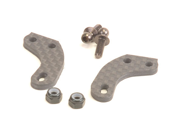 Schumacher U8313 -  C/F Optional Front Steering Arms (Mi8)