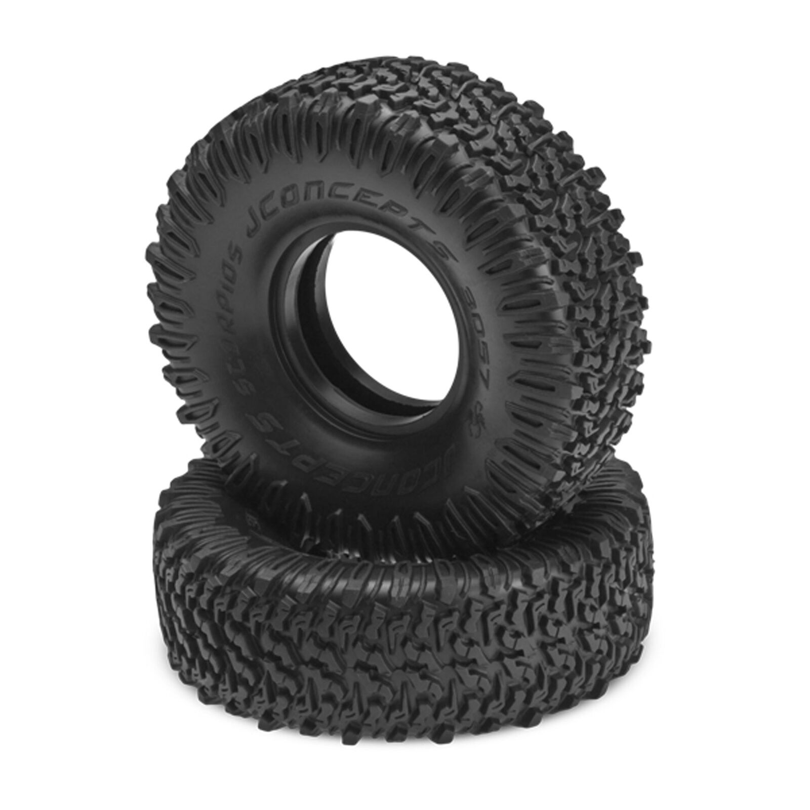 JConcepts 3057-02 - Scorpios 1.9 All-Terrain Scaling Tire, Green (Rock Crawler)