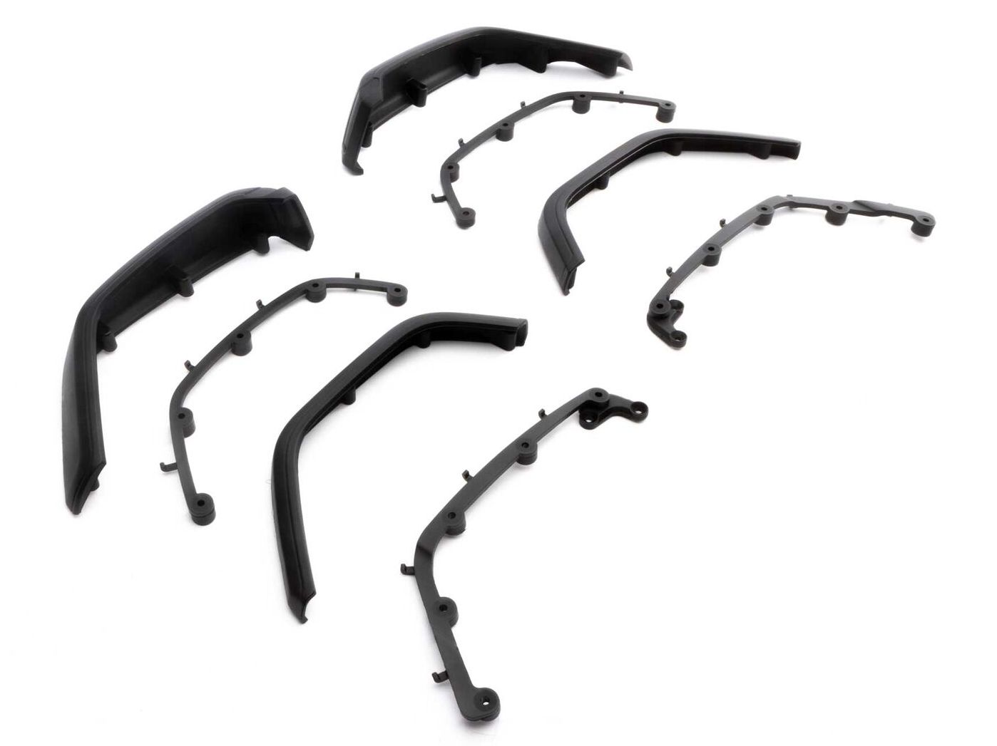 Axial 250001 - Jeep JLU FR & RR Fenders & Mounts (SCX6)
