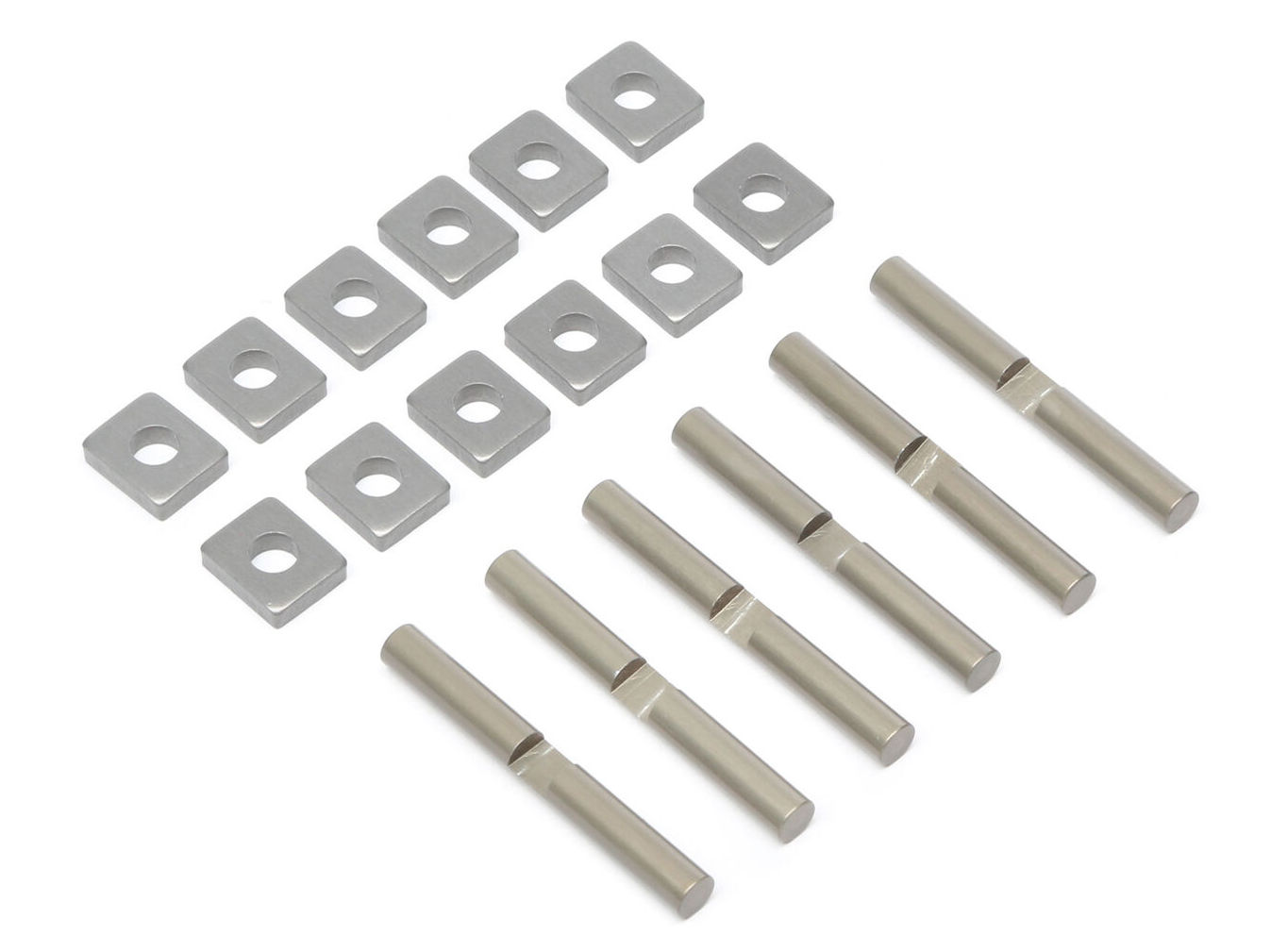 TLR 352001 - Cross Pins & Support Blocks, Aluminum (5T, MINI WRC)
