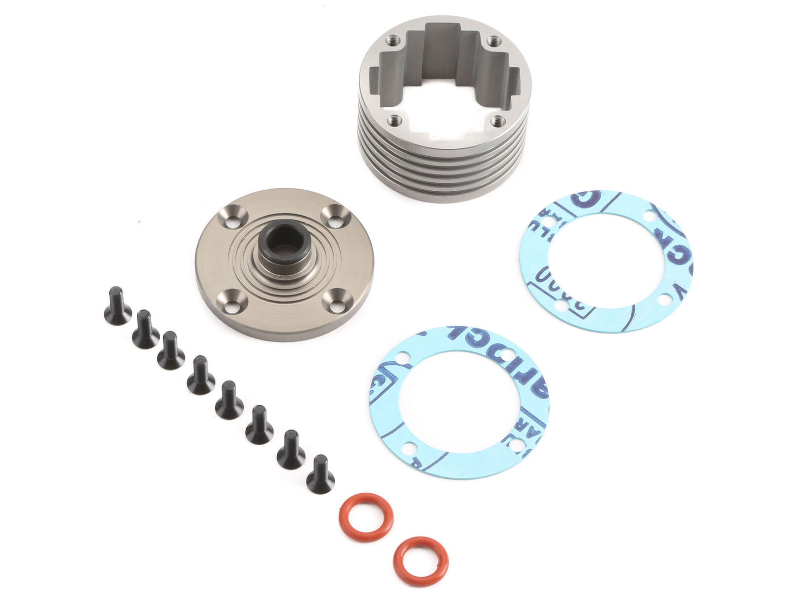 TLR 252010 - Diff Housing Set Aluminum (5B, 5T, MINI WRC)