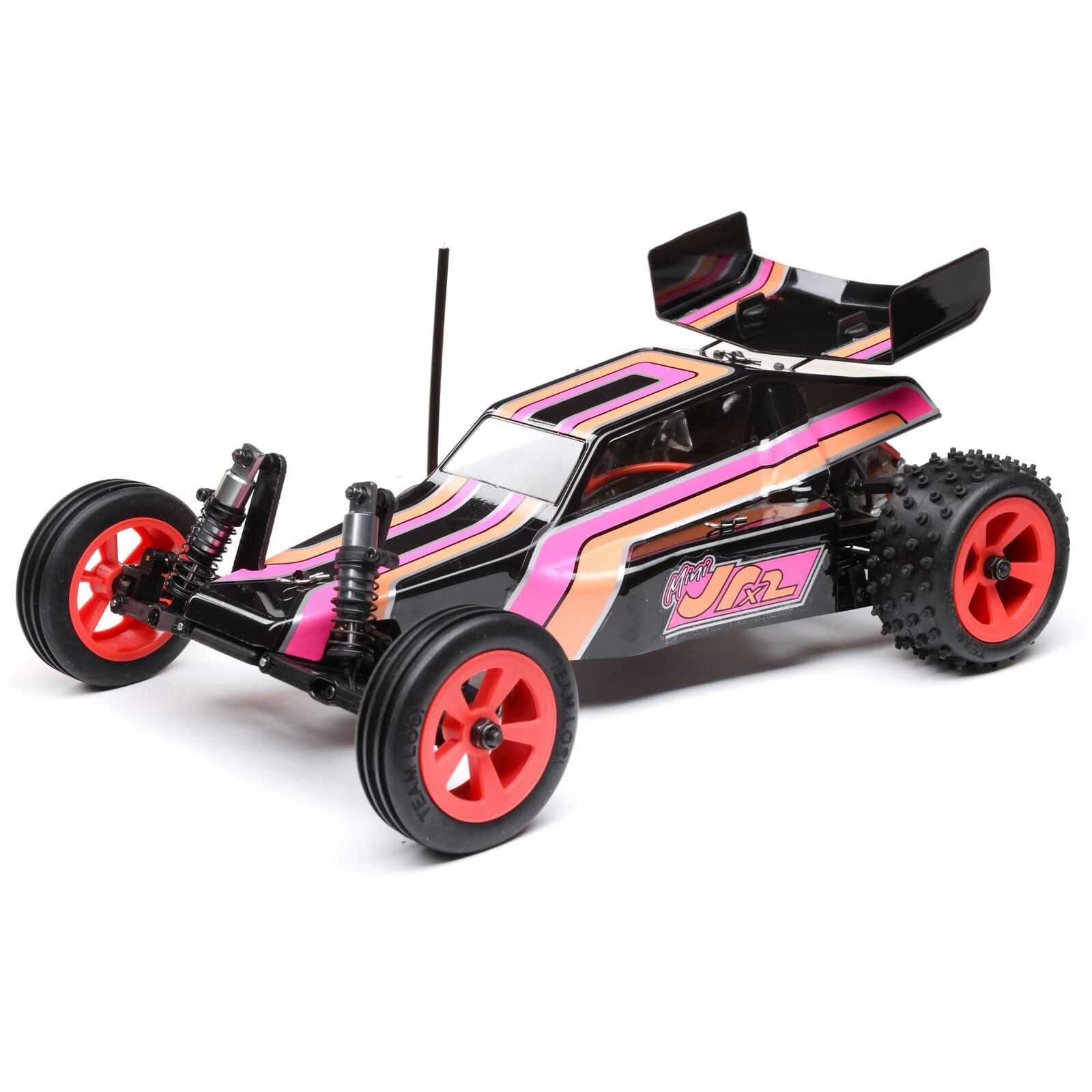 Losi LOS01020T3 - 1/16 Mini JRX2 Brushed 2WD Buggy RTR, Black