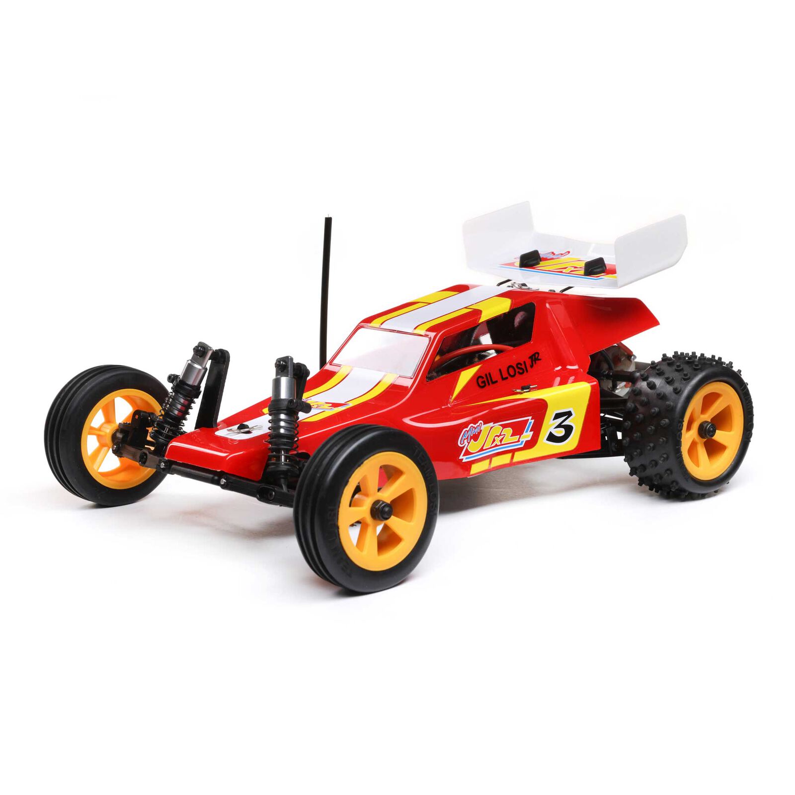 Losi LOS01020T1 - 1/16 Mini JRX2 Brushed 2WD Buggy RTR, Red *DISCONTINUED*