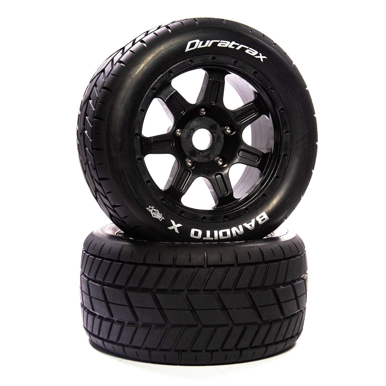 Duratrax DTXC5585 - Bandito X Belted Mounted Black 24mm Kraton 8S 
