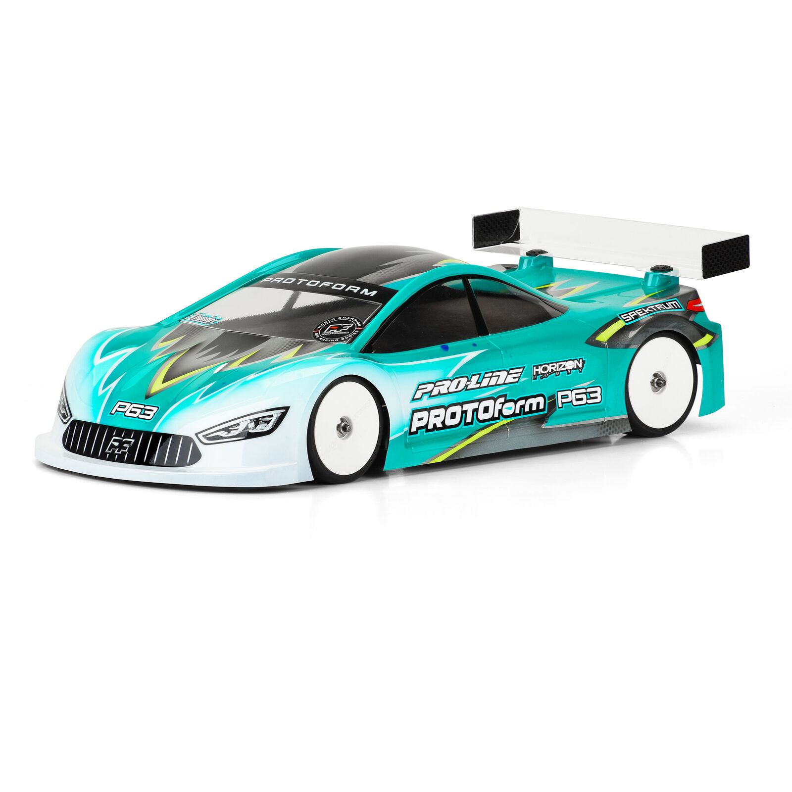 Protoform 1580-25 - 1/10 P63 Light Weight (0.65mm) Clear Body for 190mm TC