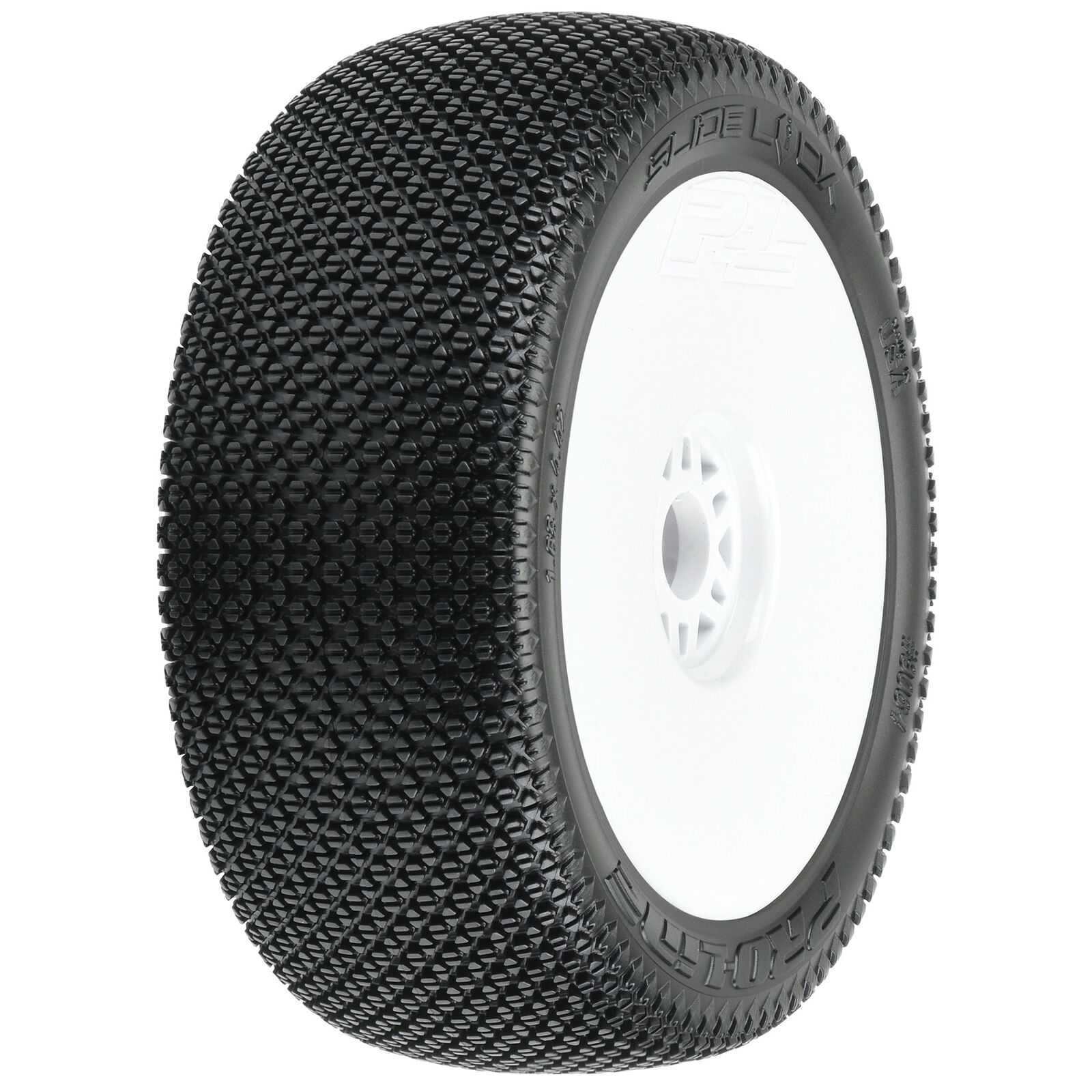 ProLine 9064-32 - 1/8 Slide Lock M3 Front/Rear Buggy Tires Mounted 17mm White