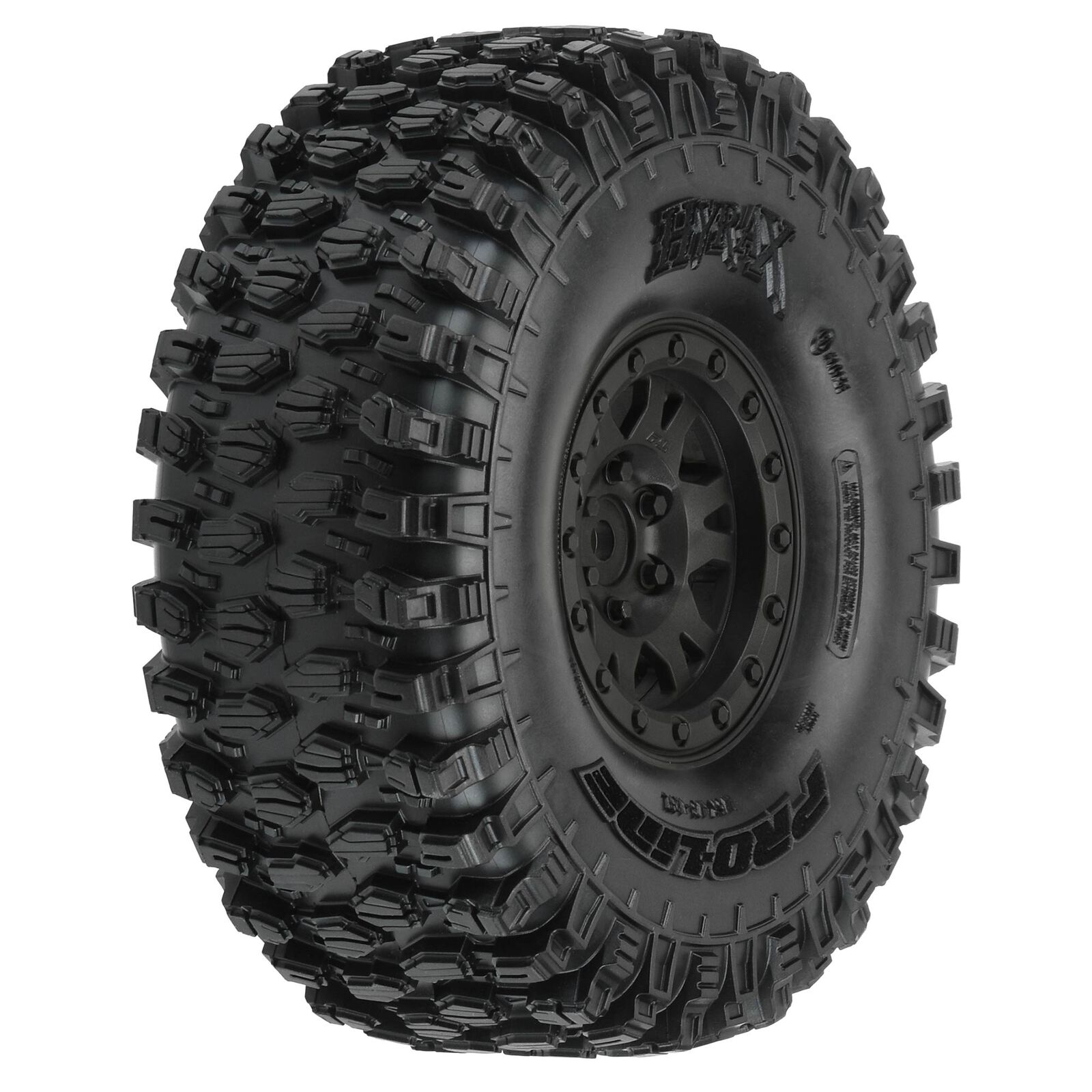 ProLine 10128-10 - 1/10 Hyrax G8 F/R 1.9 inches Crawler Tires Mounted 12mm Black Impulse 