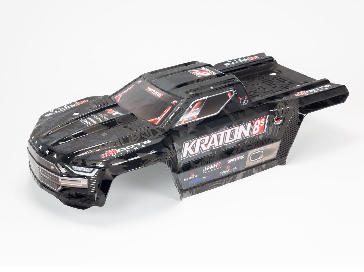 Arrma ARA409008 - 1/5 Painted Body, Black: KRATON 4X4 8S EXB