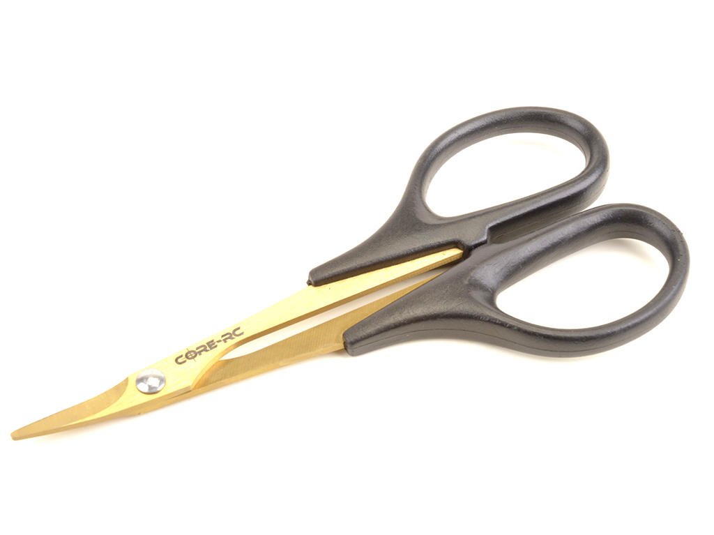 Core CR860 - Curved Body Scissors, Titanium Nitride Coated