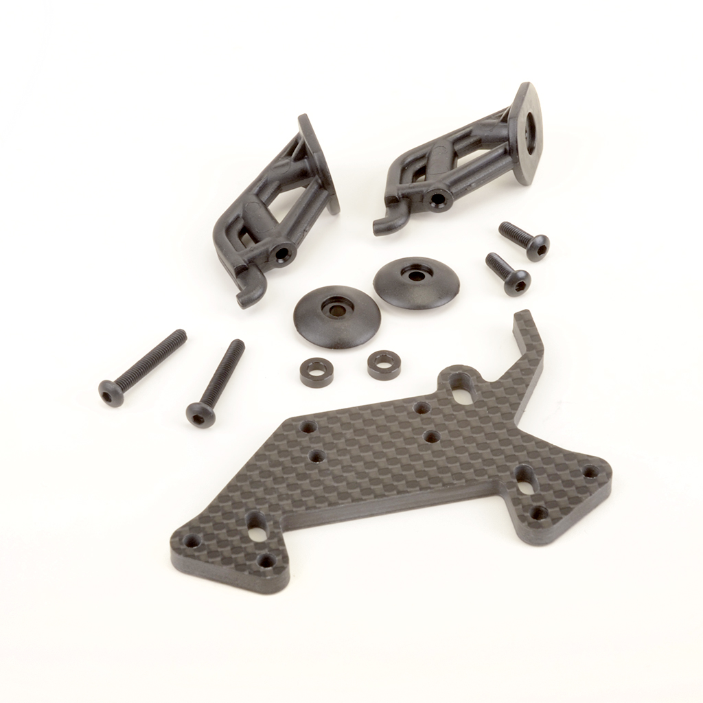 Schumacher U8302 - C/F Rear Shock & Wing Mount (Cougar Classic)