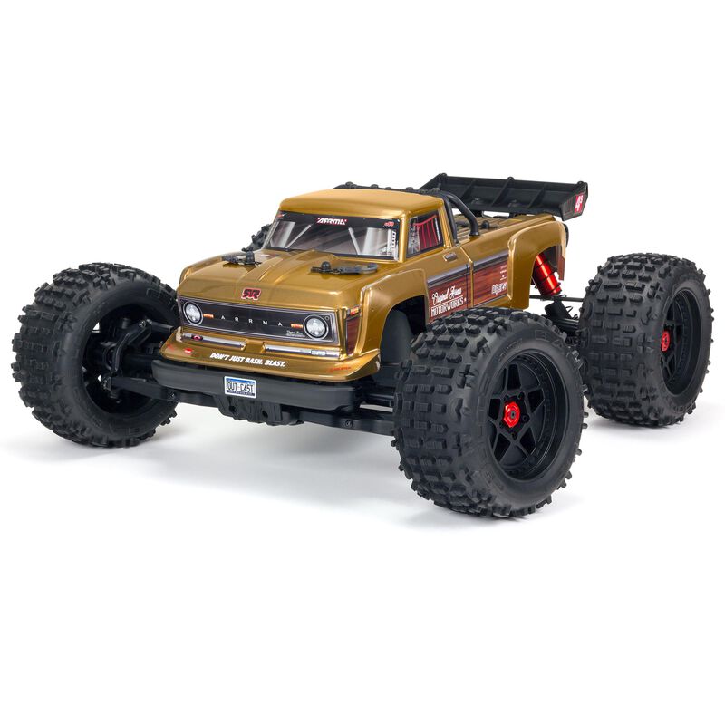 Arrma ARA4410V2T1 - 1/10 OUTCAST 4X4 4S V2 BLX Stunt Truck RTR, Bronze