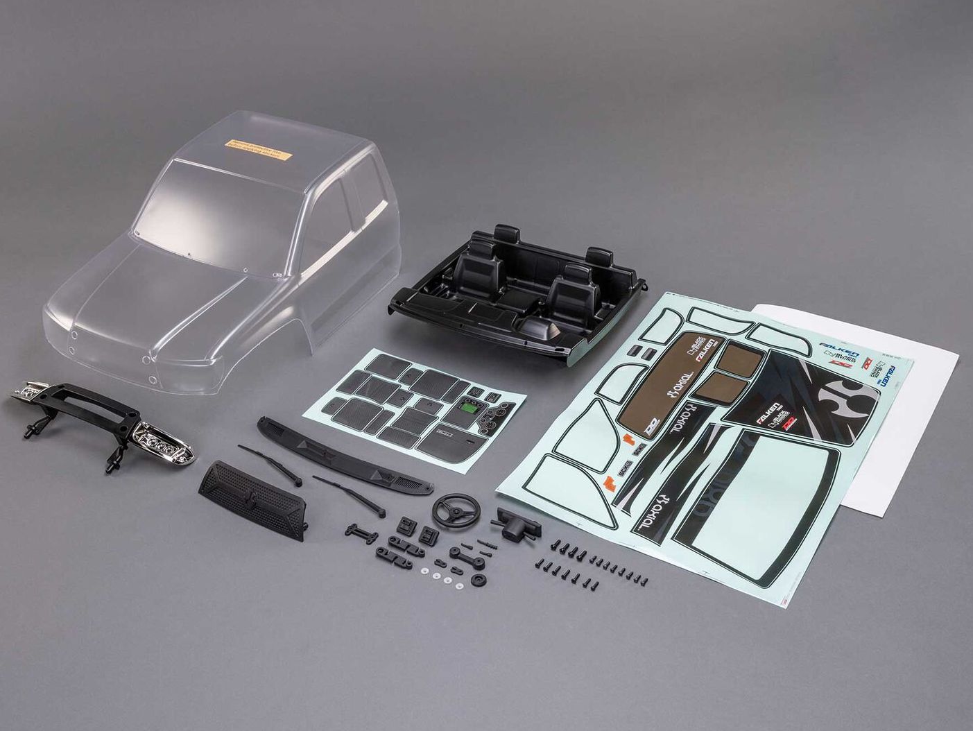Axial AXI250011 - SCX6 Clear Body & Interior Set (Trail Honcho)