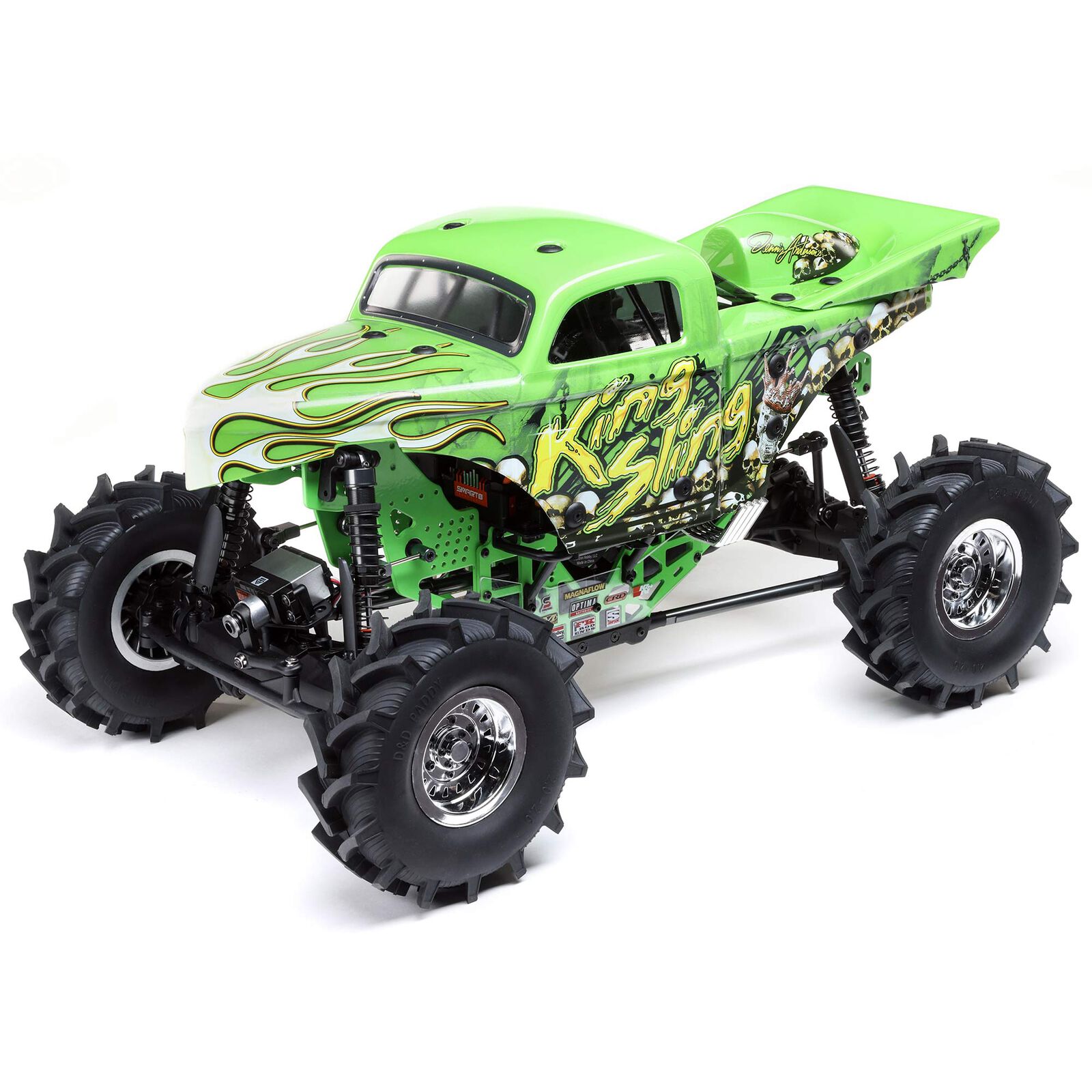 Losi LOS04024T1 - LMT 4WD Solid Axle Mega Truck Brushless RTR, King Sling
