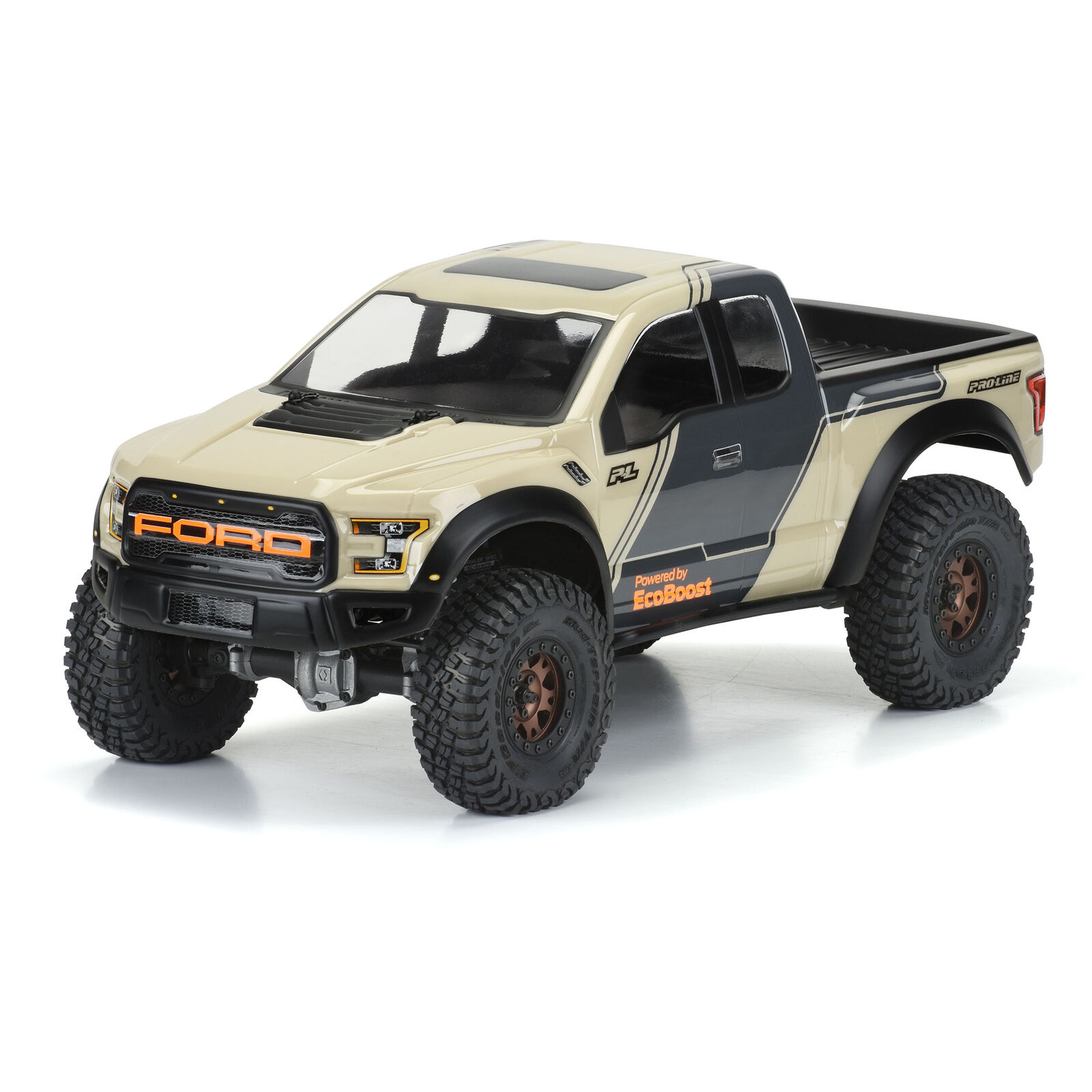 ProLine 3516-00 - 1/10 2017 Ford F-150 Raptor Clear Body 12.3 inches (313mm) WB Crawlers