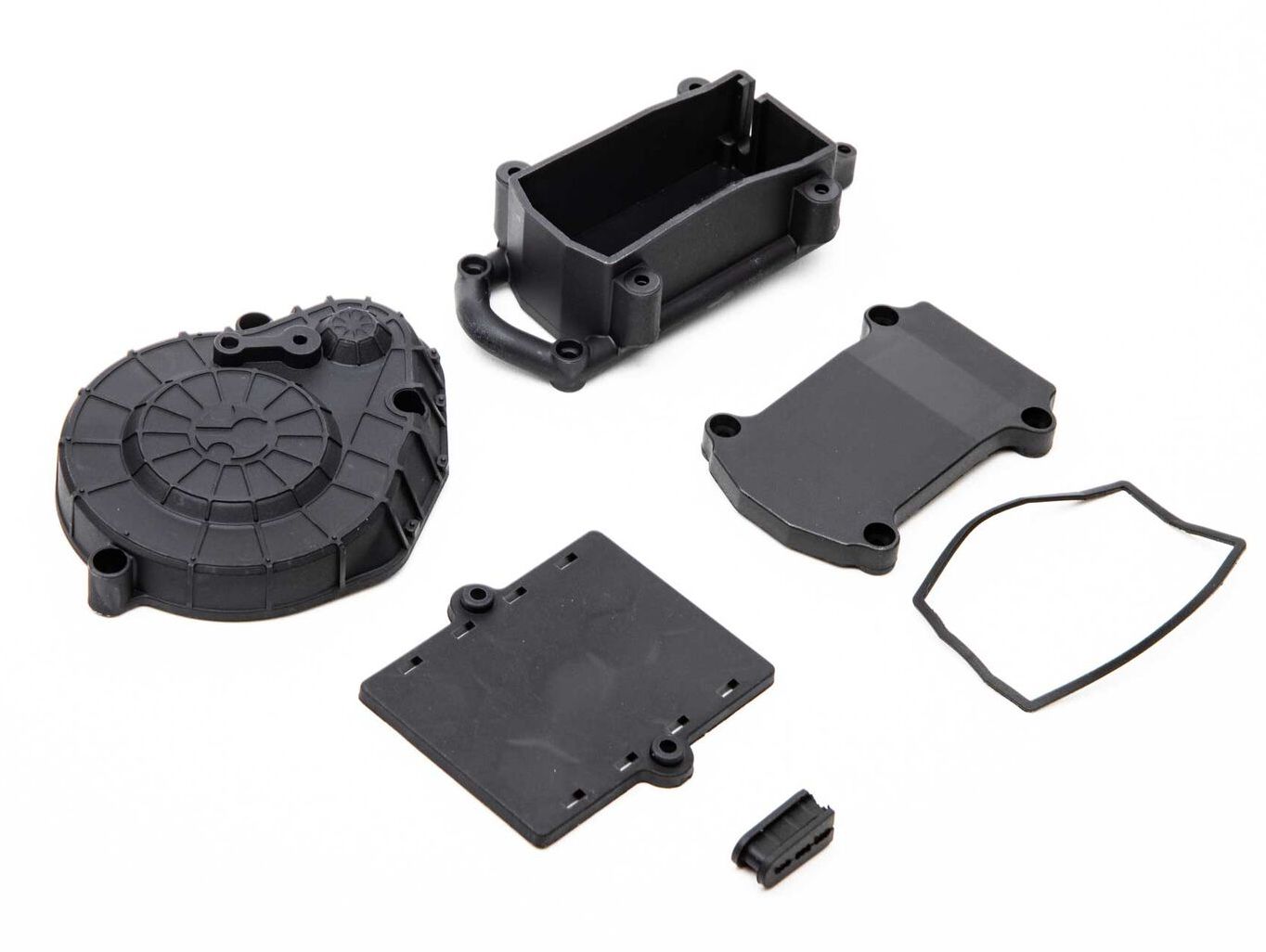 Axial AXI231036 - Cage Radio Box Spur Cover Black (RBX10)