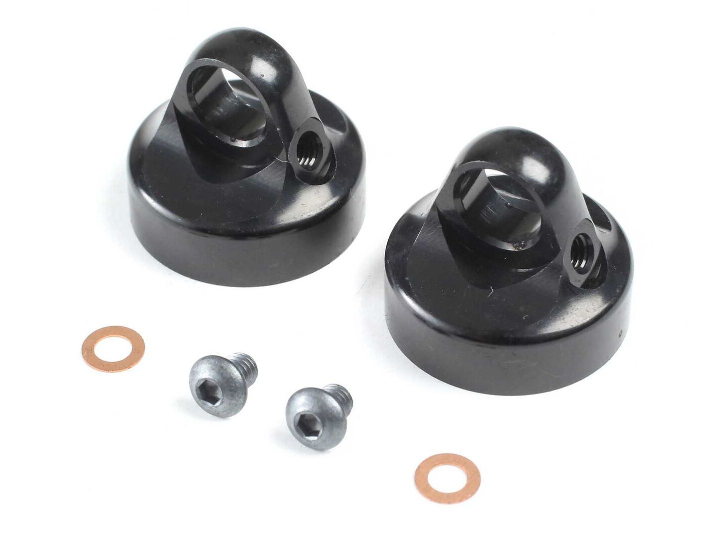 TLR 333021 - Domed Bleeder Shock Caps, Aluminum, G3 (22)
