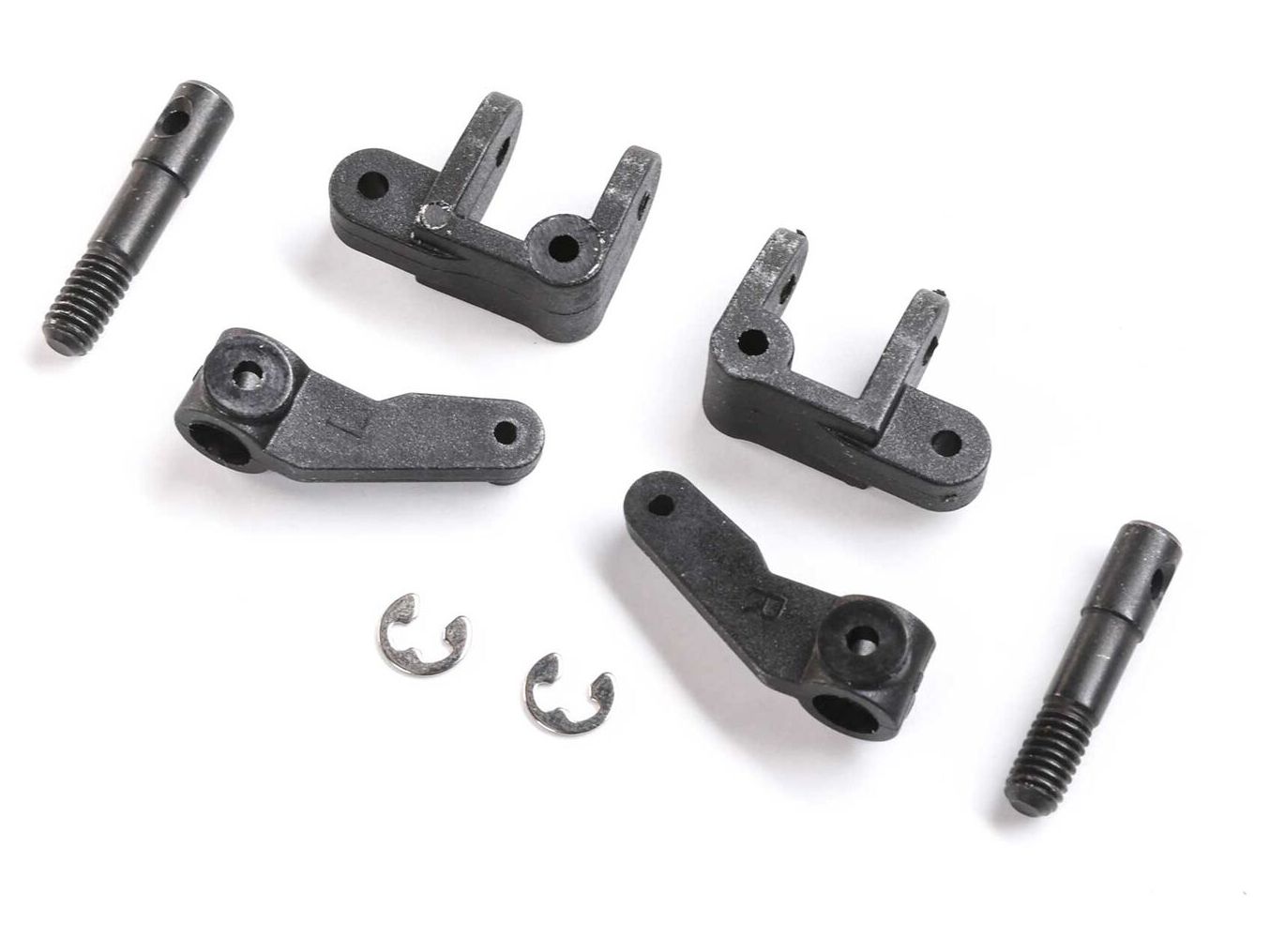 Losi LOS214021 - Spindle, Caster Block, Front Axle Set (Mini JRX2)