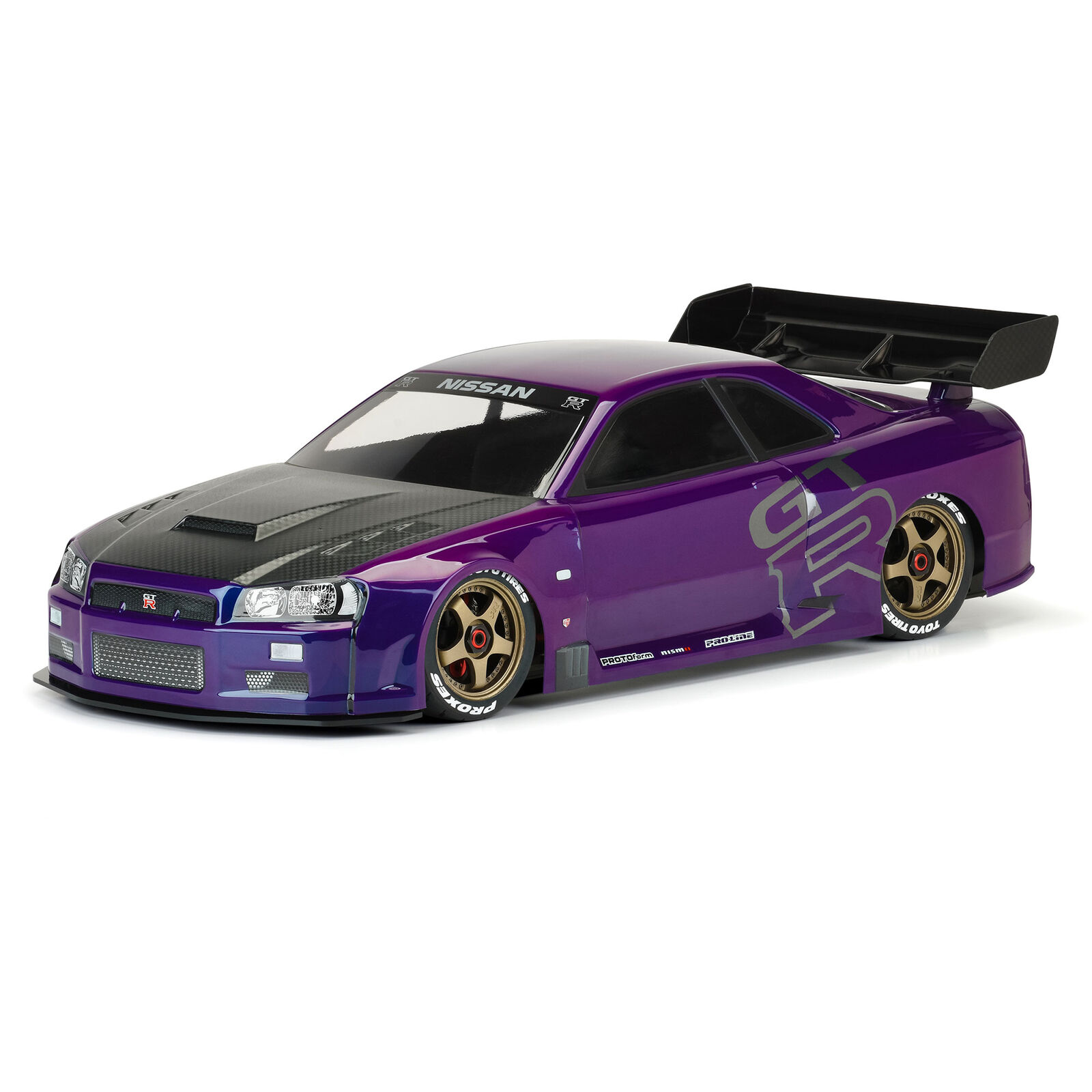 Protoform 1584-00 - 1/7 2002 Nissan Skyline GT-R R34 Clear Body (ARRMA Infraction 6S)