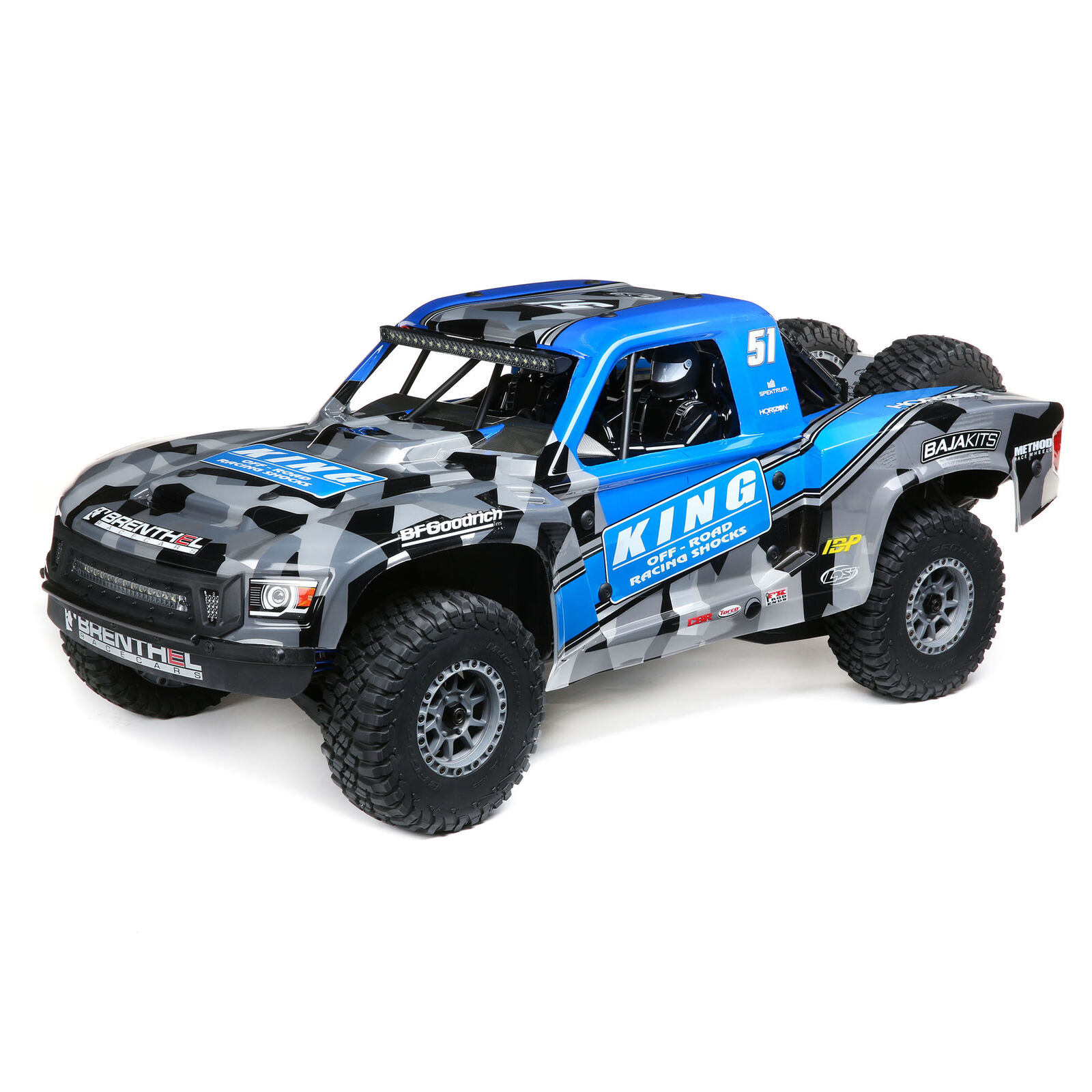 Losi LOS05021T2 - 1/6 Super Baja Rey 2.0 4WD Brushless Desert Truck RTR, King Shocks