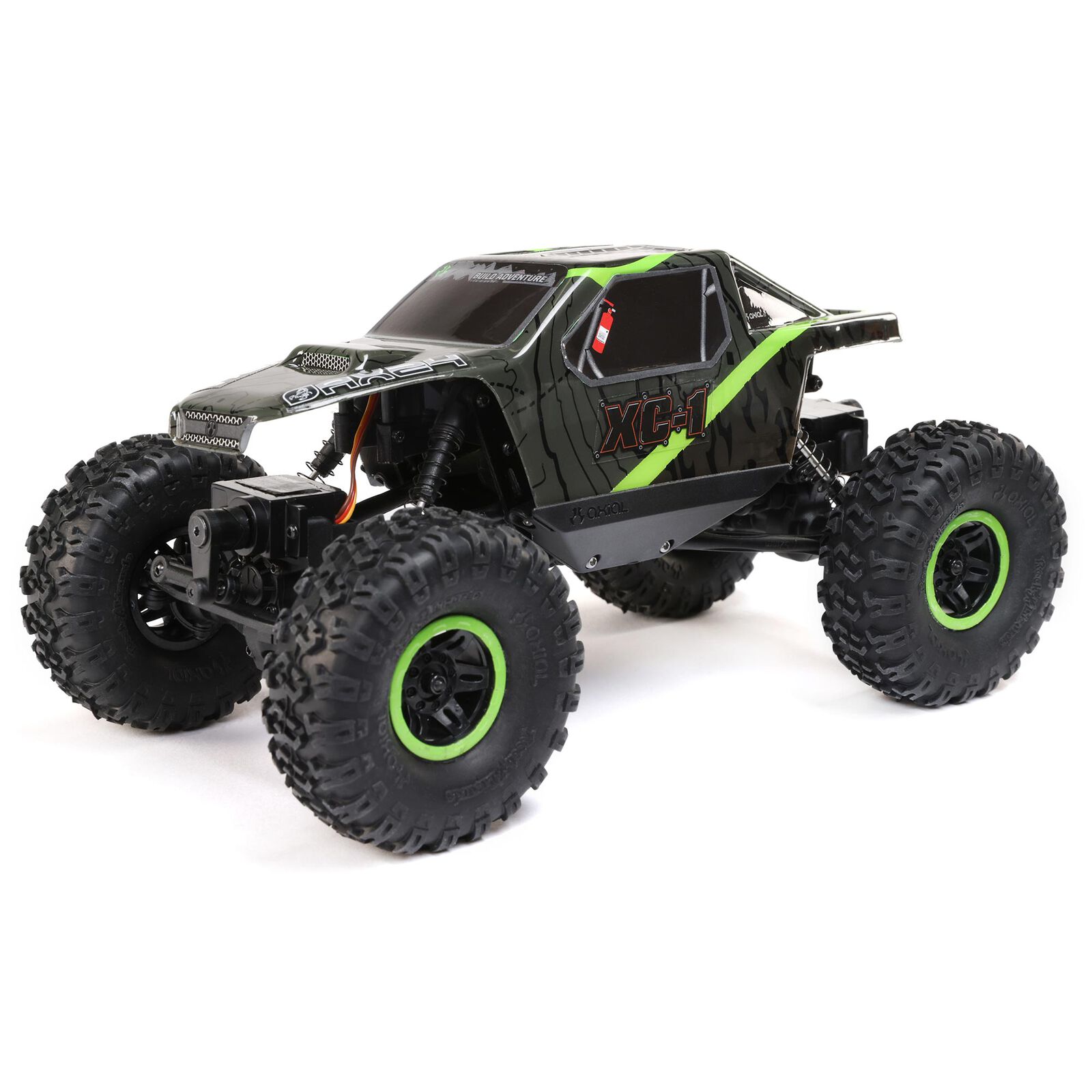 Axial AXI00003T1 - 1/24 AX24 XC-1 4WS Crawler Brushed RTR, Green