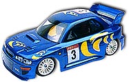 Colt M1109 - 160mm Impreza Clear Body with Wing & Decal  (M-Chassis)