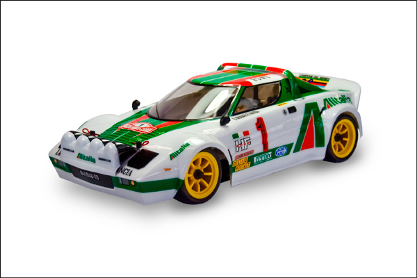 Colt M2317 - 164mm Lancia Clear Body with Wing, Light Bucjle & Decal (M-Chassis)