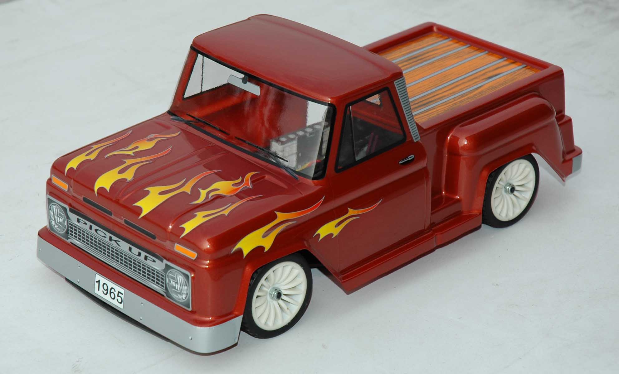 Colt M2318 - 160mm Chevy Pick Up Clear Body with Decal (M-Chassis)