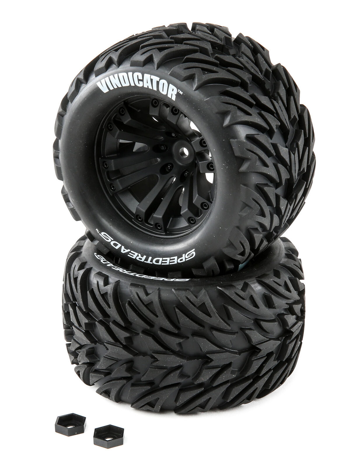Duratrax DTXC2902 - SpeedTreads Vindicator Tires Mounted (1/10 Stadium/Monster Truck)