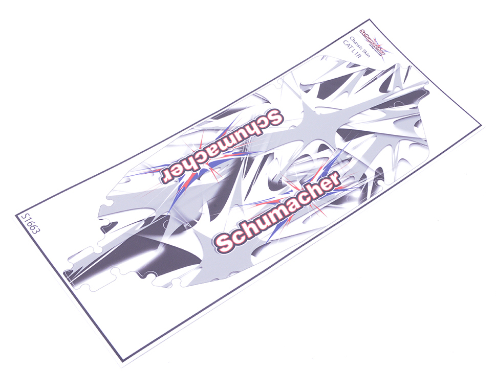 Schumacher U8504 - Chassis Skin with Holes (L1R)