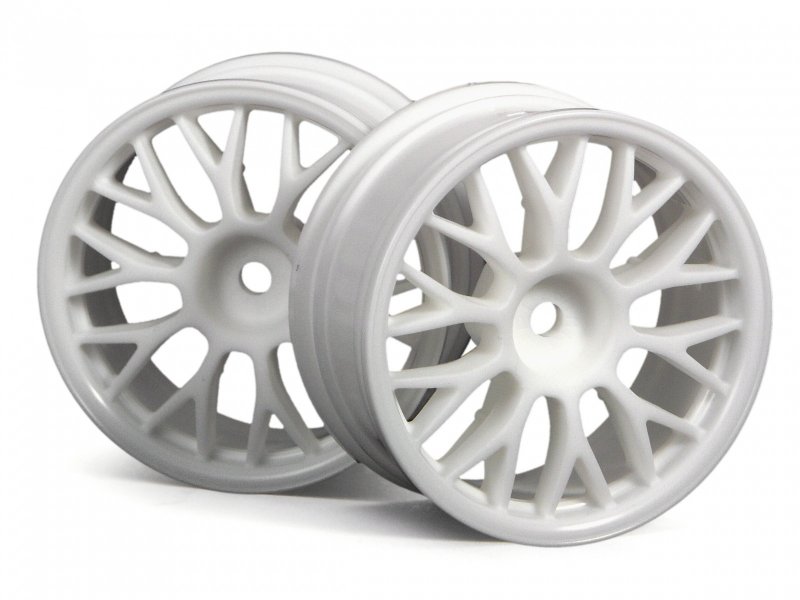 HPI 3715 - 26mm Mesh Wheel White, 3mm Offset *DISCONTINUED*