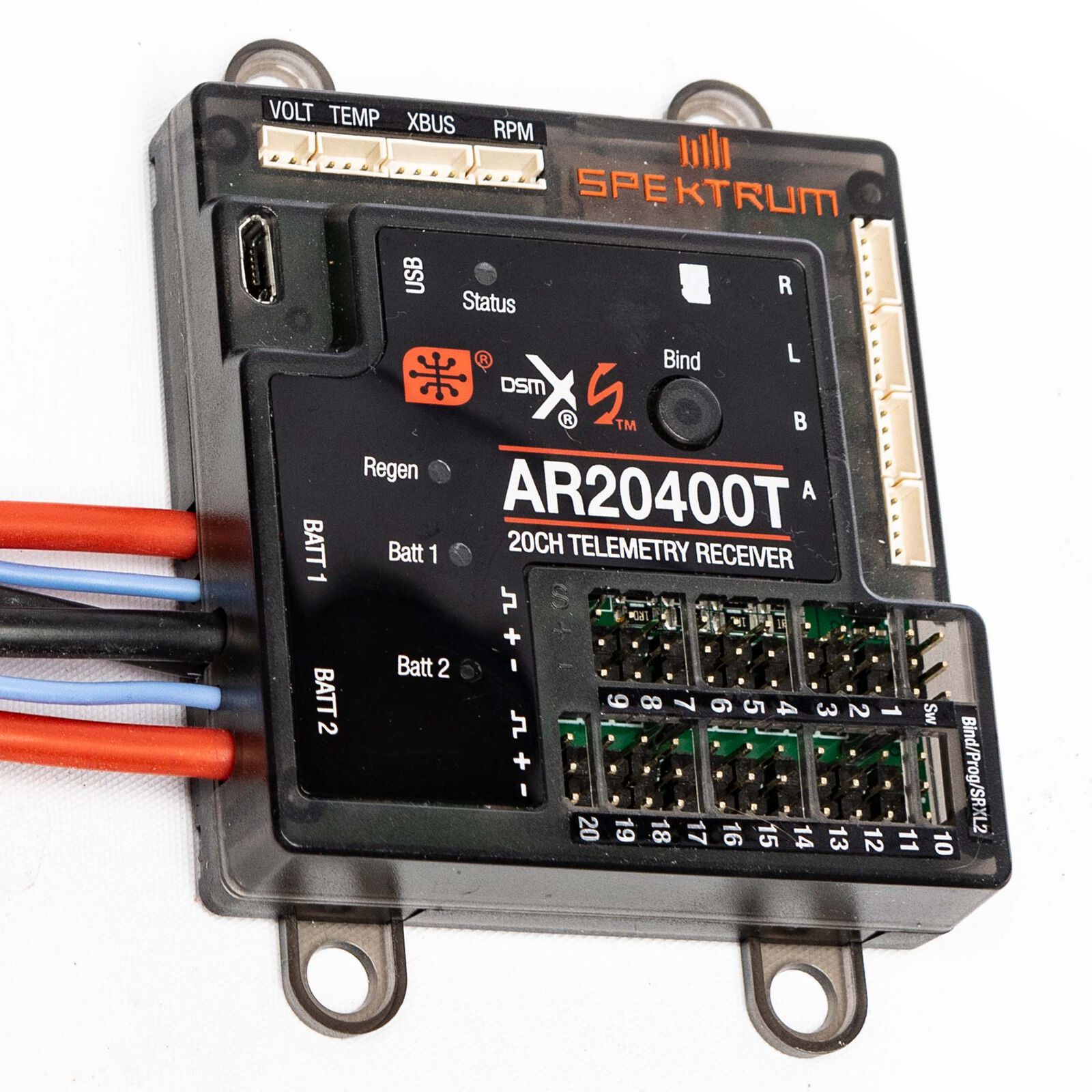 Spektrum SPMAR20400T - AR20400T 20 Channel PowerSafe Telemetry Receiver
