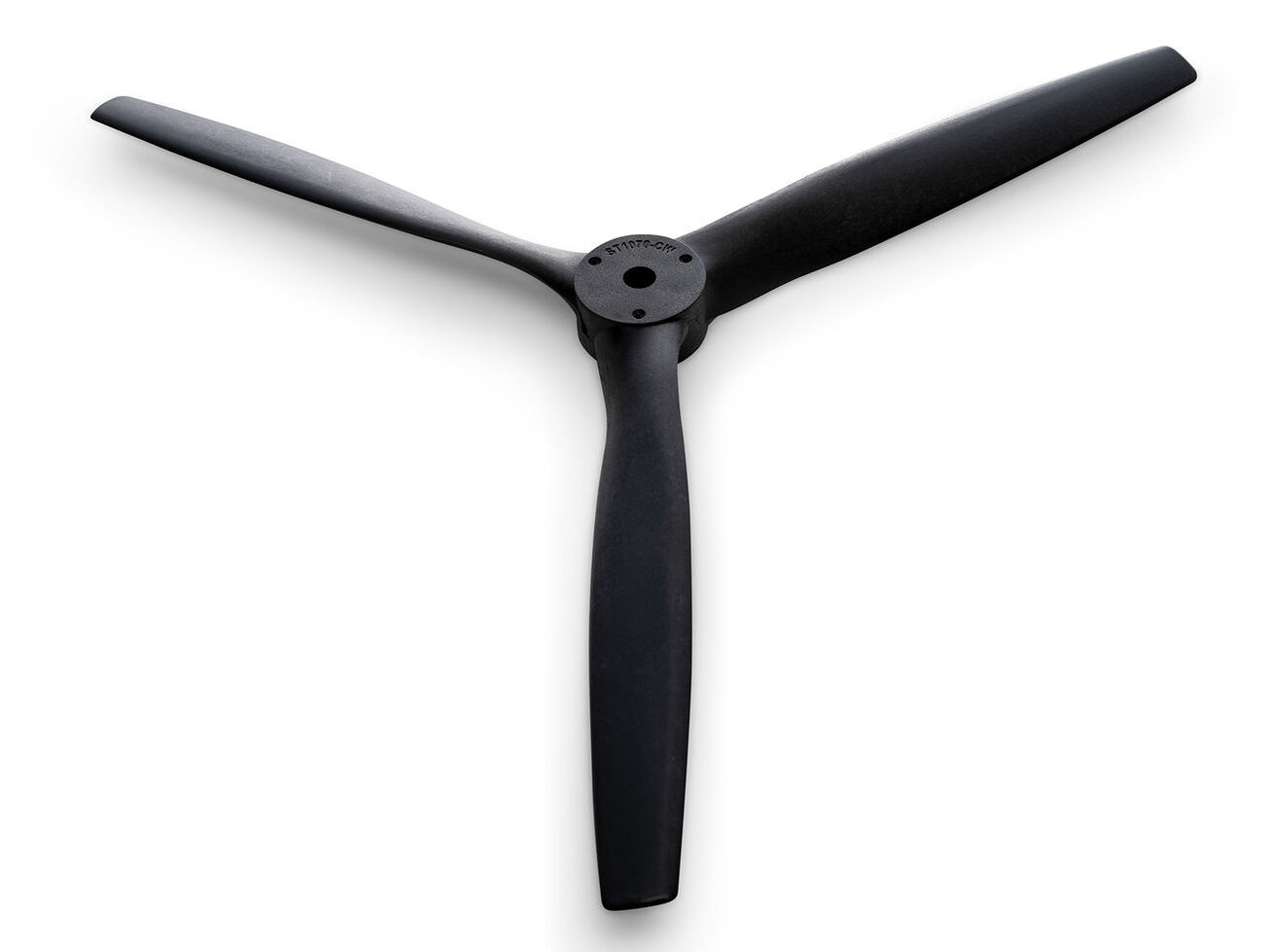 E-flite EFLP10073B -10x7 3-Blade Propeller, CW, Red Adapter (Twin Timber 1.6m)