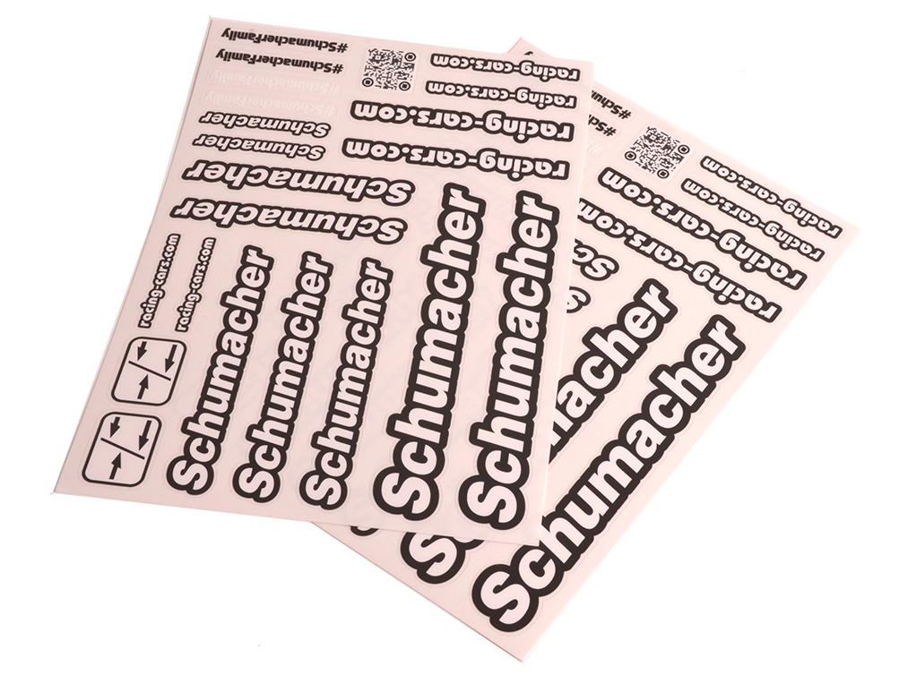 Schumacher U8586 - Schumacher Decal Sheet - Black